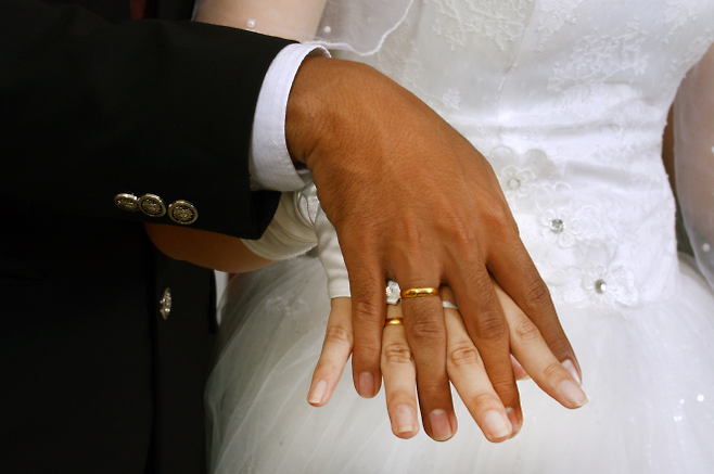 결혼식 자료사진. 기사와 직접적인  관계없음. 123RF