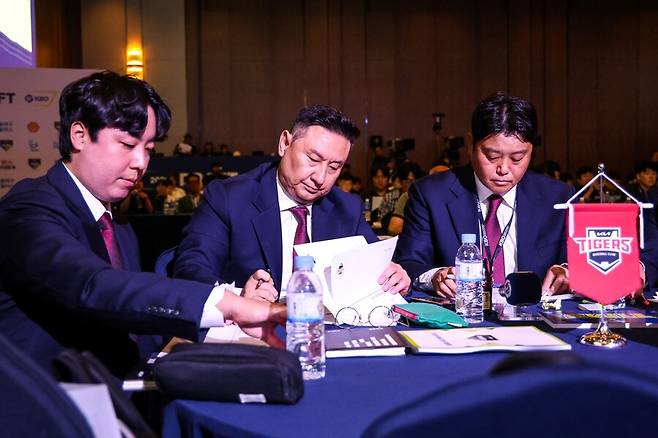 ▲ 조상우 트레이드로 1,4라운드 지명권이 없었던 KIA는 총 9명의 선수를 지명하며 미래를 대비했다 ⓒKIA타이거즈