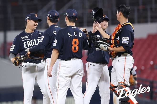 ▲ 9월 들어 9승2패의 호성적으로 선두 LG 추격전에 나선 한화 ⓒ한화이글스