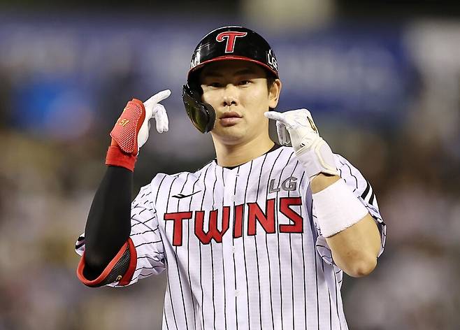 ▲ 리드오프로 돌아온 홍창기. ⓒ연합뉴스