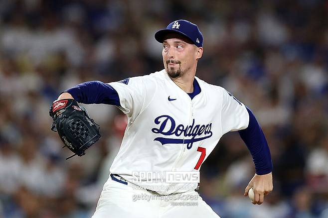 ▲ 15일(한국시간) 필라델피아 필리스와 경기에 선발 등판한 블레이크 스넬.