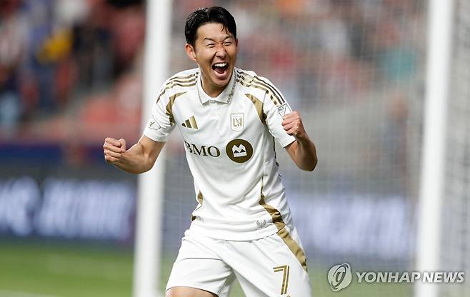 손흥민, MLS 진출 첫 멀티골 [AFP=연합뉴스]