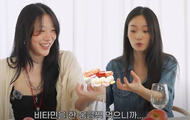 최소라가 영양제만 먹으며 극단적인 다이어트를 했다고 밝혔다. 사진=유튜브 채널 '신현지시리즈' 영상 캡처