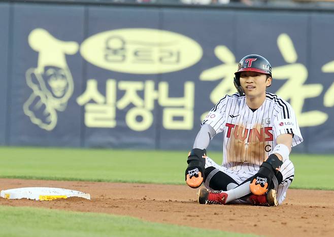 LG 박해민. 잠실=정시종 기자 capa@edaily.co.kr /2025.04.24.