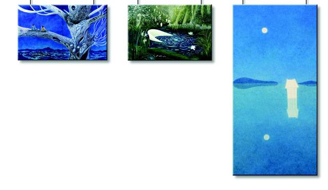 ▲ 1. 한선주 작 ‘친애하는 요릭’ 2. 한선주 작 ‘오필리어의 죽음’ 3. 한선주 작 ‘至安(지안)’