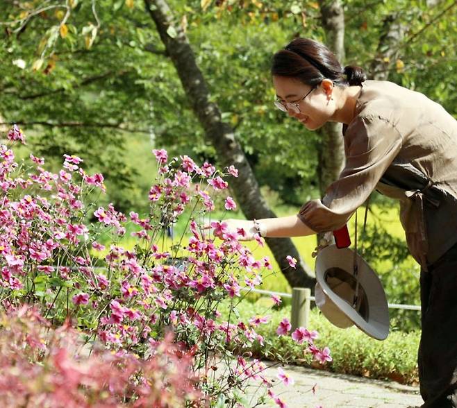 최수진 정원진흥실장 직무대리. 한국수목원정원관리원