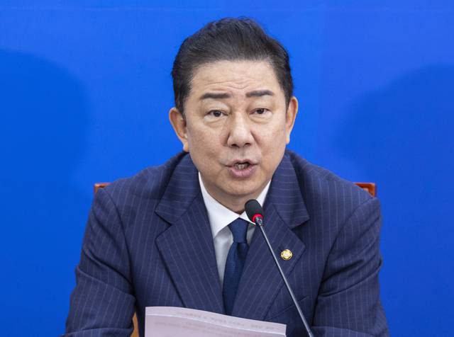 김병기 더불어민주당 원내대표. 연합뉴스