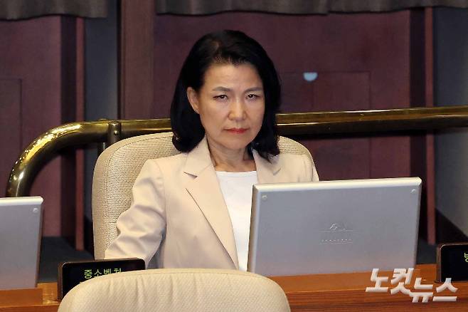 이진숙 방송통신위원장. 박종민 기자