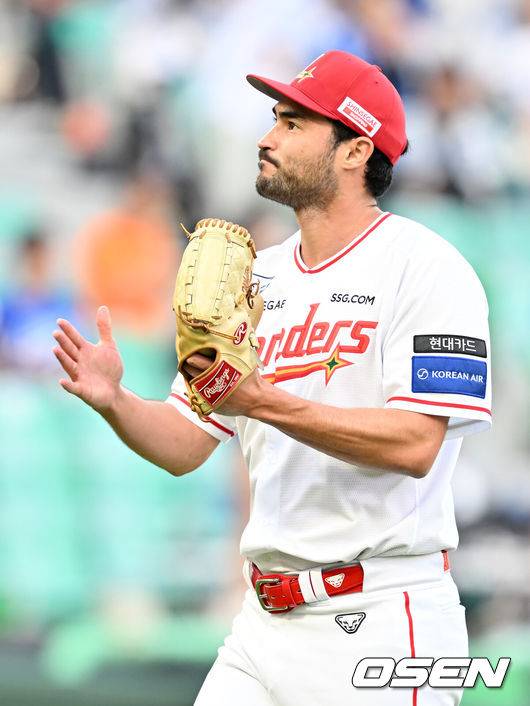 SSG 랜더스 미치 화이트. /OSEN DB