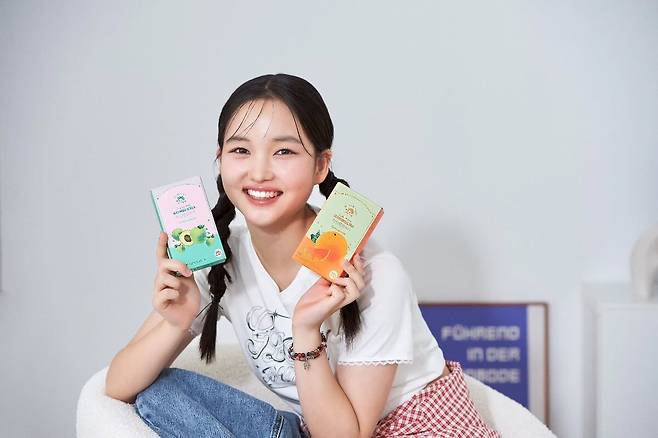 최유리가 작심랩 광고 모델로 발탁됐다. 최유리 SNS 캡처