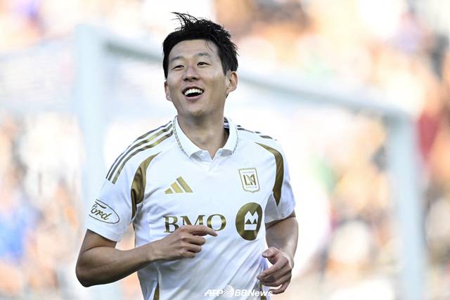 기뻐하는 손흥민. /AFPBBNews=뉴스1