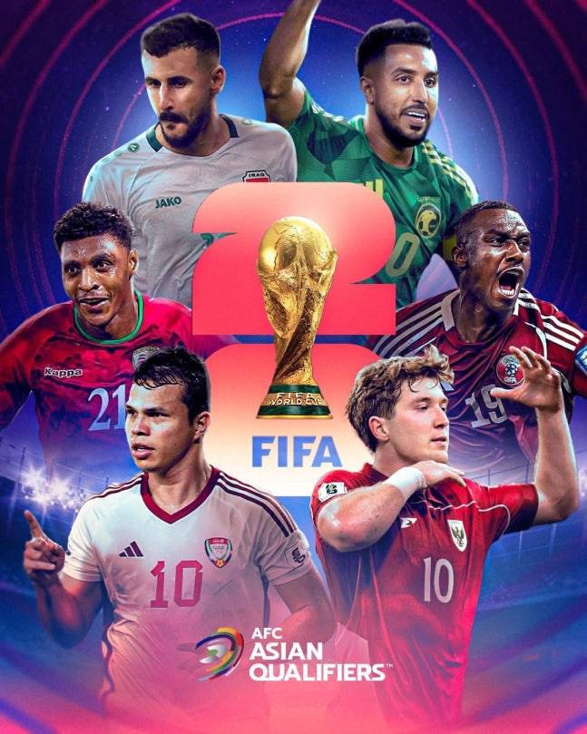 2026 국제축구연맹(FIFA) 북중미 월드컵 4차 예선에 참가하는 팀들. /사진=아시아축구연맹(AFC) 제공