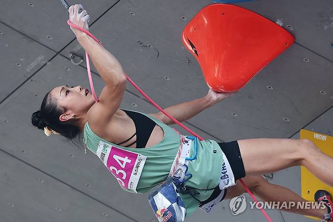 김자인 [연합뉴스 자료사진]