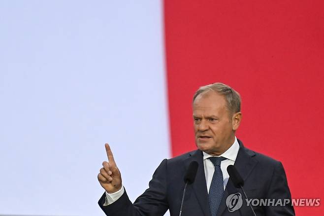도날트 투스크 폴란드 총리 [EPA 연합뉴스 자료사진. 재판매 및 DB 금지]
