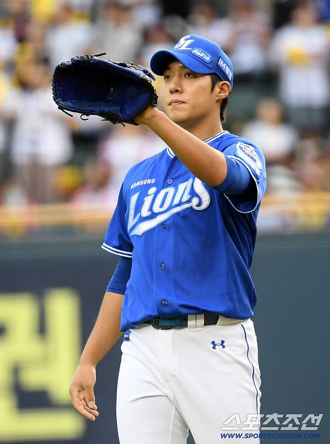 20일 잠실구장에서 열린 LG 트윈스와 삼성 라이온즈의 경기. 삼성 원태인이 역투하고 있다. 잠실=박재만 기자 pjm@sportschosun.com/2025.09.20/