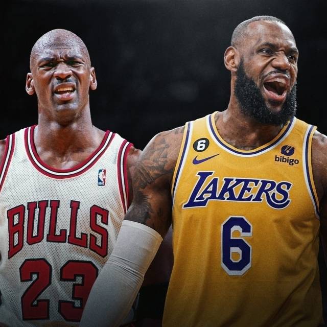 조던과 제임스는 누가 NBA 최고의 선수인지에 대한 논쟁 중심에 있다. 어쩌면 영원히 끝나지 않을 ‘싸움’이 될 것으로 보인다. 사진=레기온 훕스 SNS