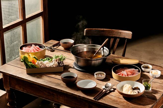 매일유업의 관계사인 엠즈씨드가 운영하는 '샤부식당상하'의 메뉴 사진./사진제공=매일유업