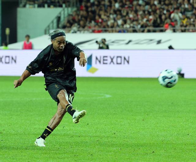 ‘외계인’ 호나우지뉴. 연합뉴스