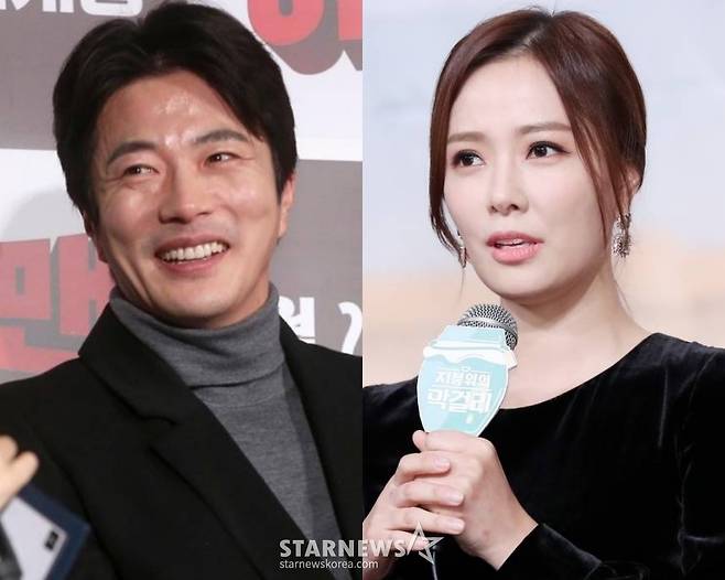배우 권상우(왼쪽), 손태영 /사진=스타뉴스