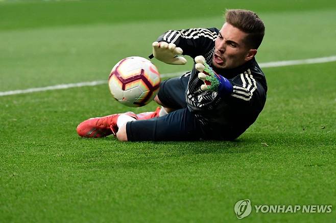 지네딘 지단의 아들인 골키퍼 루카 지단. [AFP=연합뉴스 자료사진]