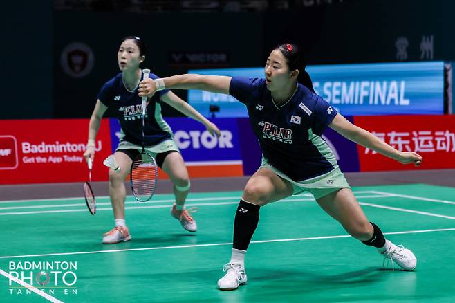 공희용(오른쪽)-김혜정 조. 사진제공=대한배드민턴협회