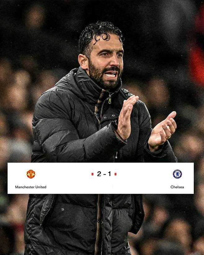 맨유가 21일 올드 트래포드에서 열린 첼시와의 2025~26 EPL 5라운드서 2-1로 이겼다. 사진=ESPN SNS