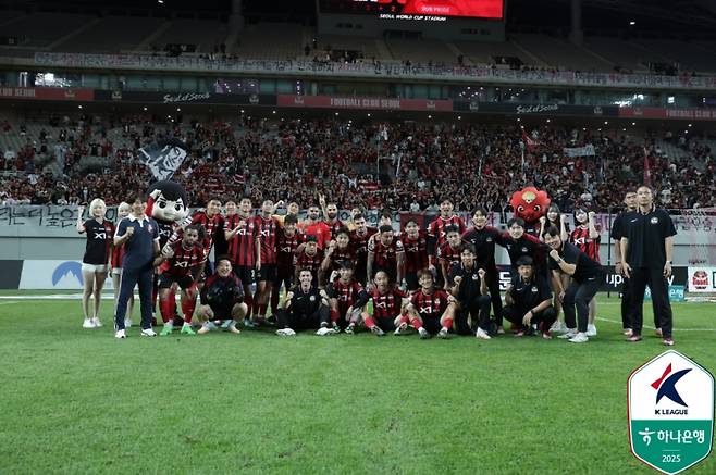 광주FC를 상대로 승리한 FC서울. 사진=프로축구연맹