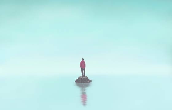 고립 은둔 생활 중인 청년 이미지. 사진 셔터스톡