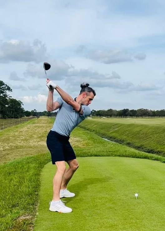 골프 사랑으로 유명한 가레스 베일. [사진 베일 인스타그램]