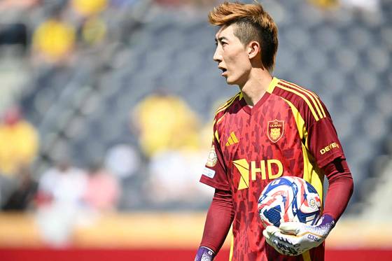 안양을 상대로 신들린 선방쇼를 펼친 조현우. AFP=연합뉴스