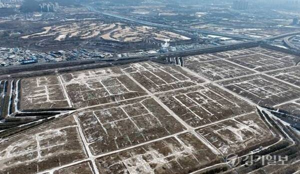 인천 서구 수도권매립지에 지어지는 72홀짜리 파크골프장 예정 부지. 경기일보DB