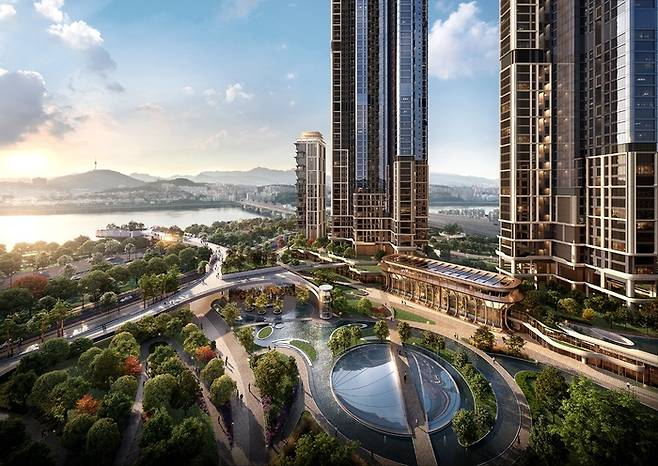 압구정2구역 조감도