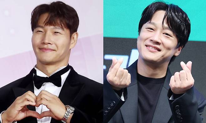 가수 김종국(사진 왼쪽)과 배우 차태현. 세계일보 자료사진