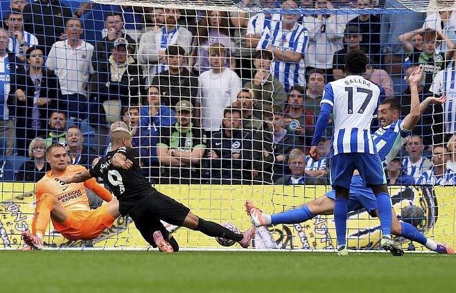 히샬리송의 추격골. AP연합뉴스