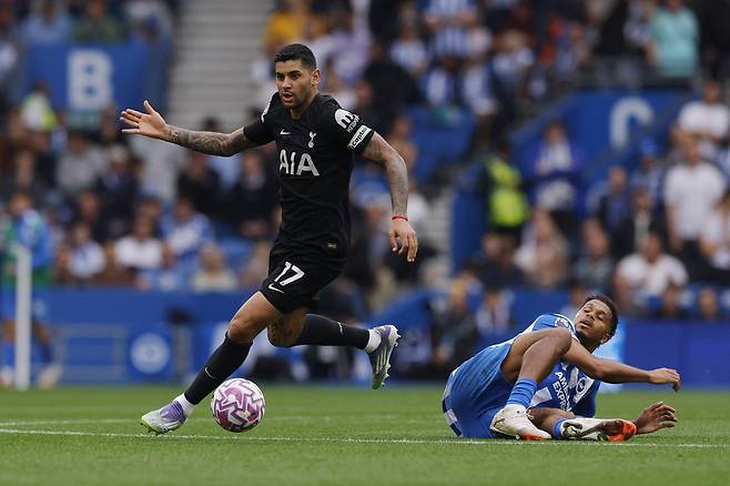 수비에 성공한 로메로. 로이터연합뉴스