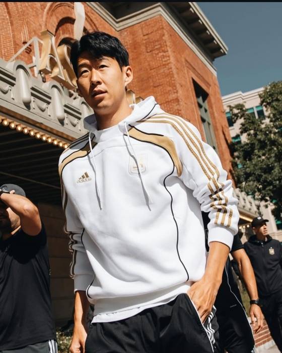 레알 솔트레이크와 경기 전 손흥민. /사진=로스앤젤레스FC(LAFC) 공식 사회관계망서비스(SNS)