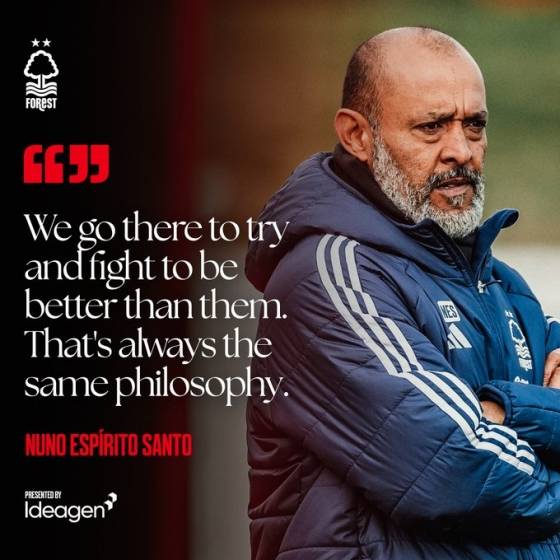 누누 에스피리투 산투 전 노팅엄 포레스트 감독. /사진=노팅엄 포레스트 공식 사회관계망서비스(SNS)