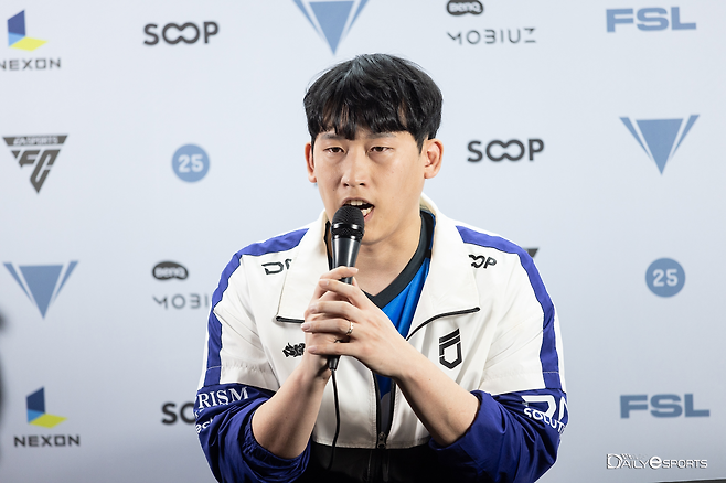 FSL 첫 승리의 기쁨을 만끽한 '제이드' 이현민이 16강을 향한 각오를 밝혔다.