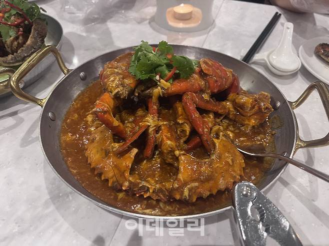 점보 씨푸드 칠리크랩 (사진=이민하 기자)