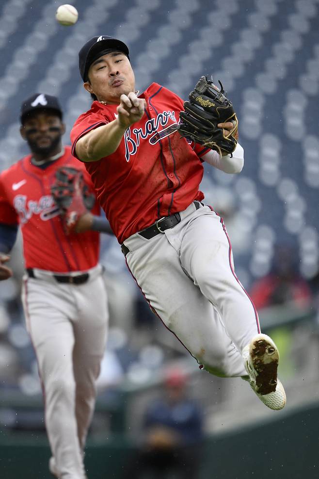 애틀랜타 브레이브스 유격수 김하성이 다가올 FA 시장 최대어로 떠오르고 있다. AP연합뉴스