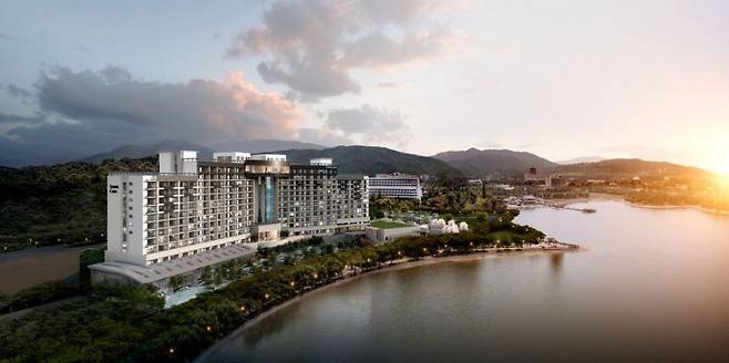 소노캄 경주 정면 조감도. 소노인터내셔널 제공