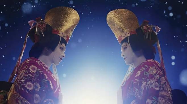 재능을 타고난 남자와 핏줄을 타고난 남자의 대결, 영화 '국보'