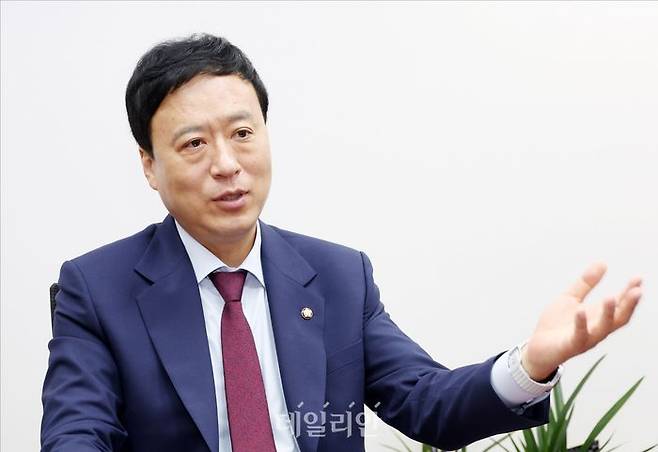 정성국 국민의힘 의원이 17일 오전 의원회관에서 데일리안과 인터뷰를 하고 있다. ⓒ데일리안 홍금표 기자