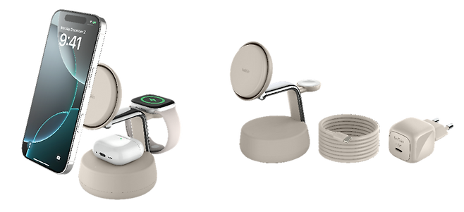 울트라차지 프로 3-in-1 마그네틱 충전 독(WIZ040). 벨킨 제공