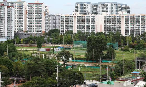 서울 도봉구 성균관대 야구장의 모습. 정부는 9월 7일 ‘주택공급 확대방안’을 통해 이곳에 1800세대를 공급한다고 밝혔다. 정부는 도심 내 주택공급 확대를 위해 노후 공공임대주택 전면 재건축이 시행되고 유휴부지를 활용할 예정이다. 뉴스1
