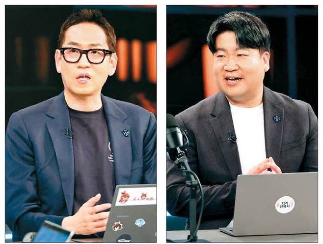 임정근 BHSN 대표(왼쪽)와 김형준 BHSN 최고인공지능책임자(CAIO).  한주형 기자