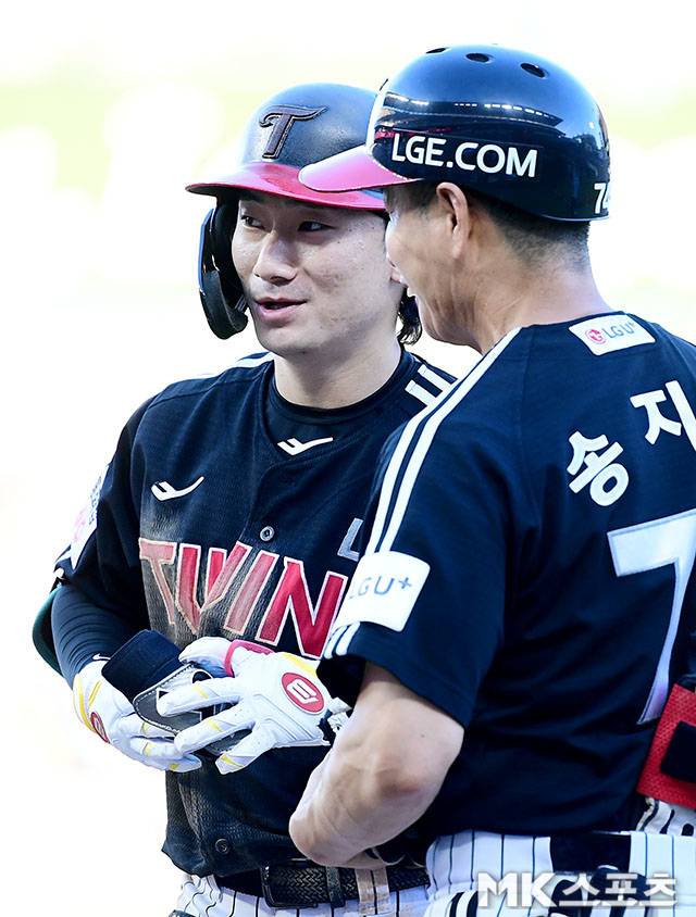 신민재는 최근 매서운 타격감을 과시 중이다. 사진=김영구 기자