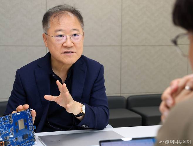 박재홍 보스반도체 대표 인터뷰 /사진=김창현 기자 chmt@