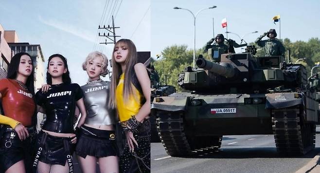 블랙핑크와 폴란드 군부대 행사에 등장한 K-2 전차