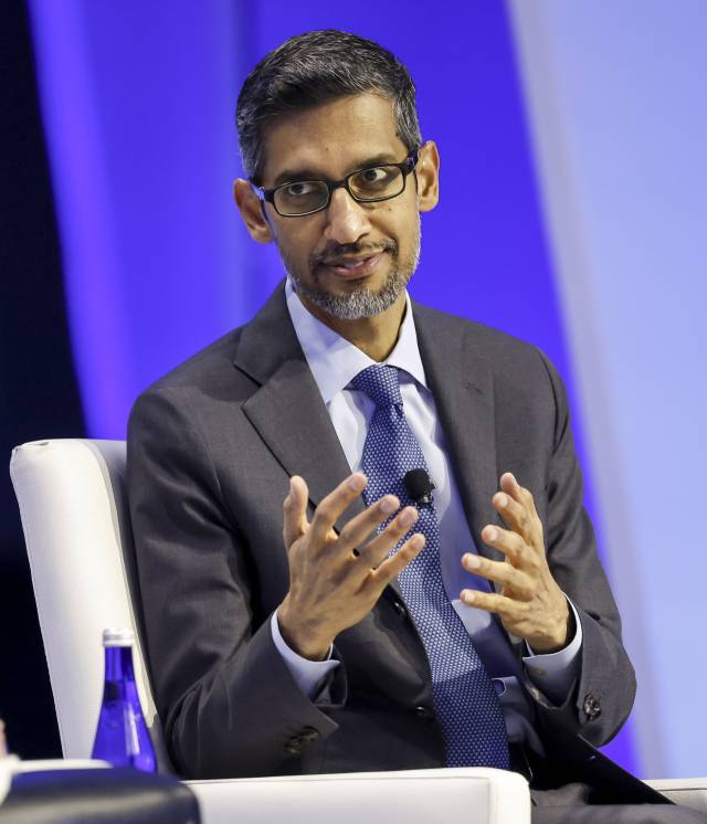 순다르 피차이 구글 CEO. 연합뉴스